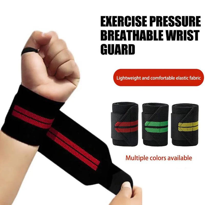 1PCS Fitness Wristbands Adjustable Weightlifting Elastic Training Strength Support Wrist Protector Sports Wristband Compres R4P5