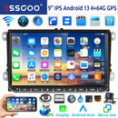 ESSGOO 9" Android 14 4G+64G Apple Carplay Car Stereo GPS NAVI WIFI RDS FM BT for VW Golf 5 6 Passat Polo Touran Tiguan Caddy EOS