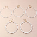 Vintage Style Simple 6MM Pearl Chain Choker Necklace For Women Wedding Love Shell Pendant Necklace Fashion Jewelry Wholesale