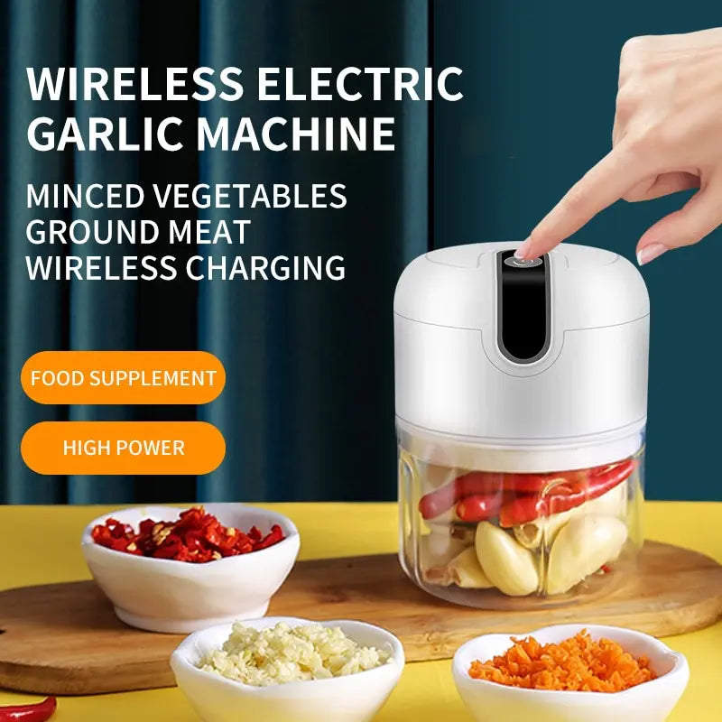 Multifunctional Cooking Machine Automatic Household Meat Grinder Baby Supplementary Food Stirring Minced Garlic Minced