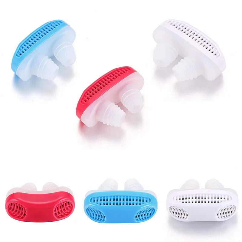 2 In 1 Anti Snoring Amp Air Purifier Relieve Nasal Congestion Snoring Device Ventilation Anti-snoring Anti Snore Nose Clip