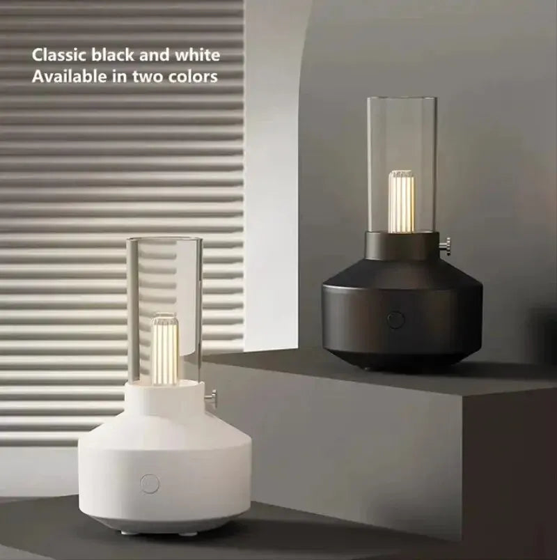 New 150ml Candle Light Shape Portable Table Desktop Usb Charge Ultrasonic Essential Oil Aroma Diffuser for Room Home