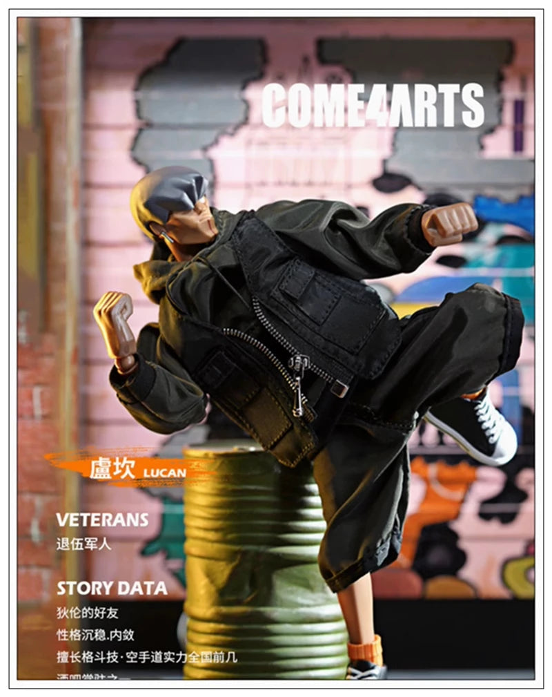 Come4arts Street Corner Bar Series Anime Action Figures Season 1 Soldier Corner Bar Beer can bjd Toy kids Christmas Gift