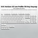 118 Keys Low Profile PBT Keycaps Slim Horizon Keycaps for Cherry Gateron MX Switches Gamer Keyboard with Works US and UK Layout