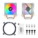 Aigo Air CPU Cooler Cooling Fan Quiet Ventilador 4 Heat Pipes Radiator Intel LGA 1150 1151 1155 1700 775 1200 AMD AM3 AM4 AM5