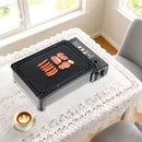 Portable Camping Grill Gas Stove, Butane Gas Burning Grill, Barbecue Grill Cooker for Ooutdoor Grilled Meat, Vegetables
