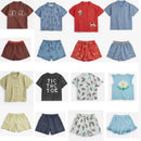 Children's Shirts & Shorts 2026 Summer New Arrivals Cartoon Fashion Boys' Short-Sleeve Cotton Printed Sweet Girls' T-Shirt Tops