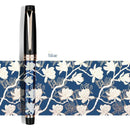 New HongDian Hand-Drawing Fountain Pen Blue Magpie Nib Fountain-Pens Gift Office Business Writing Stationery Supply