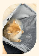 The Kitten Purse | Hands-Free Cat Carrier Apron with Winter Pocket