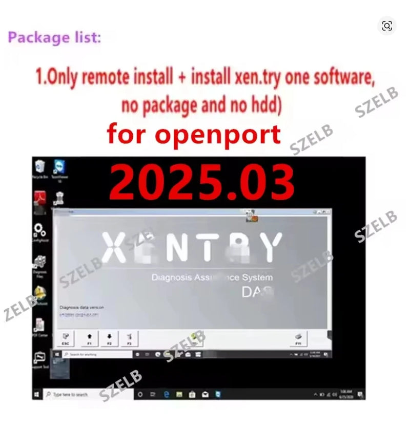 Xentry 2025.03 Diagnostic Software for Openport J2534
