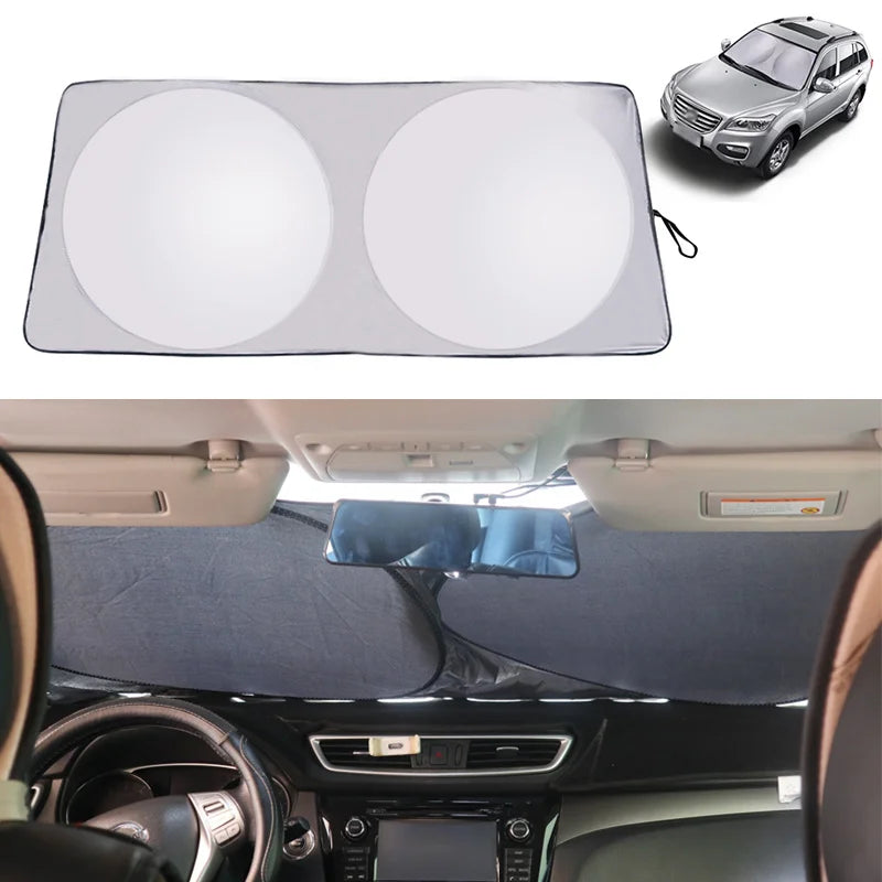 150*80cm Car Windshield Cover Sunshade UV Protection Shield Car Styling Folding Car Window Sun Shade Windshield Block Cover