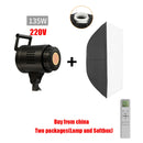 135W Photography LED COB Video Light  Daylight-Balanced Sun Lamp for Portrait Flash Studio Accessories Youtube Live