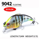 Vatalion Floating Fishing Lure 9.7g 70mm Crankbait Artificial Hard Bait Joint VIB Vibration Wobblers trout Bass Fishing Swimbait