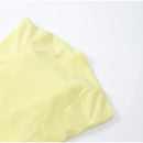 The Aurelian | Butter Yellow Mesh Strapless Pleated Evening Gown
