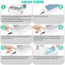 650ML Ultrasonic Cleaning Machine High Frequency Vibration Cleaner Washing Tool Portable Watch Jewelry Glasses Braces Cleaner