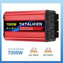 pure sine wave inverter 12V to 220V 1600W 2500W 3500W 4500W DC to AC voltage converter 12 220 mini-car power supply