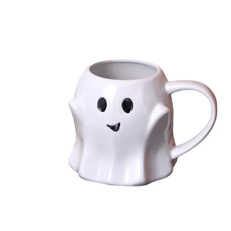 Easter Halloween Ghost Elf 3D Creative Cute Couple Mug Gift Afternoon Tea Breakfast Milk Cup Home Office Drinking Ceramic Cup