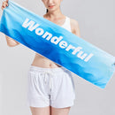 Quick Drying Towel Breathe Cold-feeling Towel Sweat-absorbent Towel For Sports Fitness Running Gym Yoga Soft Microfiber Towel