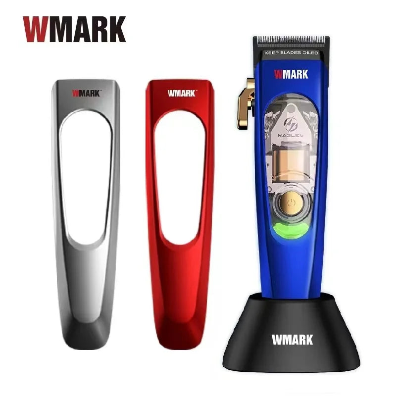 2024 The new WMARKNG-9004 Professional men's hair clipper is replaceable in three colors using a magnetic body cover at 9000 RPM