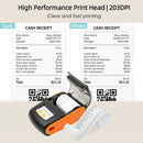 Receipt Printer 58mm Mini Thermal Printing Wireless BT USB Mobile PrinterCompatible with Android/iOS/Windows System