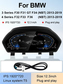STWEI 2024 New Lcd Digital Dashboard Cluster Digital Speedometer For BMW 1/2/3/4/5/6/7 Seires X1/X2/X3/X4/X5/X6 Series