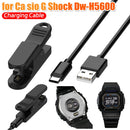 USB Watch Charging Cable for Ca sio G Shock Dw-H5600 Watch 5V 1000MA Charging Base Dock Cradle Sports Watch Wire Charging Cord ﻿