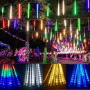 Led Meteor Shower Solar Led String Lights Fairy Garland Christmas Tree Decorations Outdoor Garden Street Lights 8 Tubes 30/50cm