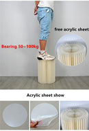 Paper Folding Cylinder Display Rack for Wedding Birthday Party Decor Dessert Table Cake Stand Home Ornaments Ramadan Decoration