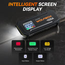 WOLFBOX JS24 4000A Portable Jump Starter Battery Pack Power Bank 24000mAh for 10L Gas 10L Diesel Engine with Booster