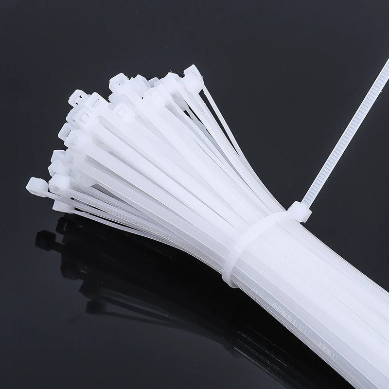 Self-locking plastic nylon tie black cable tie fastening ring cable tie zip wraps strap nylon cable tie set For Home