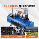 SucceBuy 12V Air Compressor with Tank 3/6L Train Horn Air Compressor 120psi Air Compressor System for Train Horn/Inflating Tire