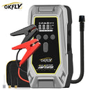 GKFLY Car Jump Starter Portable  Power Bank Air Compressor 150 PSi Tire Inflator Auto Portable Battery Starter for Cars