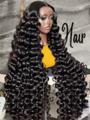 The Silk Cascade | 40-Inch HD Lace Front Deep Wave Human Hair Wig