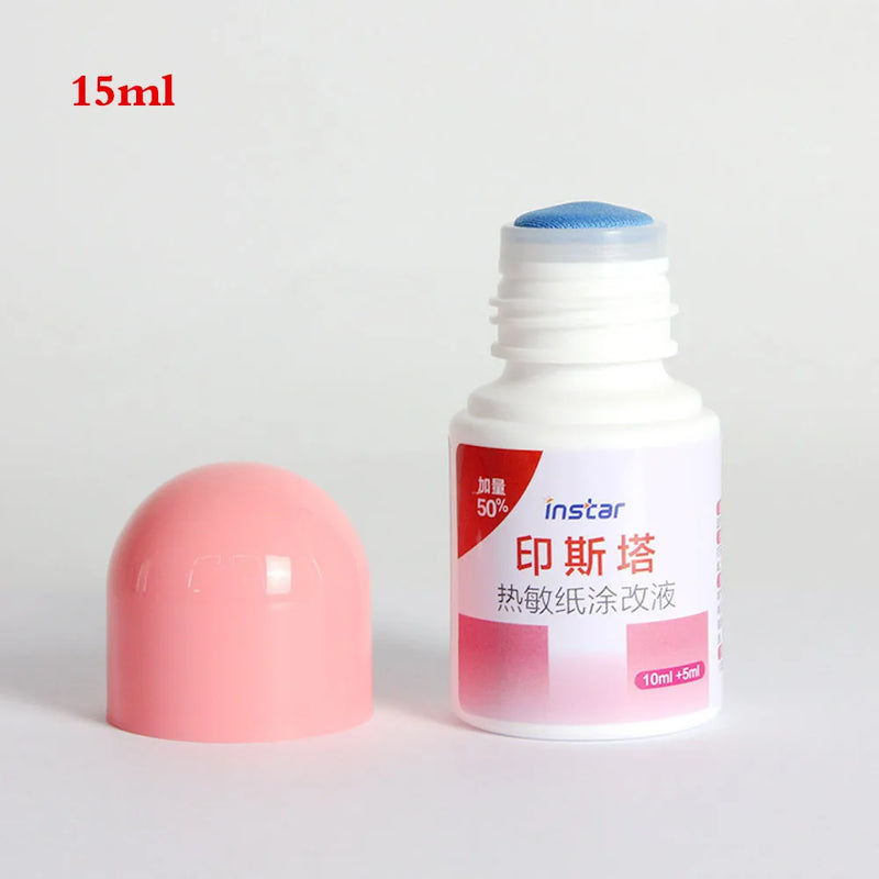 15/30ml Thermal Paper Privacy Eraser Identity Protection Security Stationery Privacy Protection Fluid Portable Courier Invoice