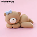 Pink Blue Bear Cake Topper Baby Shower Boy Girl Birthday Party Cake Decor Adult Birthday Gifts Wedding Cake Decorating Baking