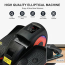 Under-Desk Elliptical Exerciser Pedal with Remote Control Home Office Leg Seniors Rehab Exerciser LCD Screen 12 Speeds 3 Mode