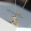 Ladies Fashion New Simple Hip Hop Balloon Dog Pendant Birthday Giftkvn