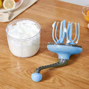 Manual Egg Beater Portable Eggs Whisk Separator Hand Cranked Cream Mixer Multi-Function Baking Tools Kitchen Mixer Accessories