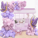 Butterfly Balloon Garland Arch Kit Girls Birthday Party Decoration Butterfly Birthday Confetti Balloon Butterfly Wedding Balloon