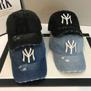 2023 Neue Luxusmarke MY Bestickte gewaschene Denim Baseballkappe für Herren Hochwertige Schwarze Vintage Y2k Dad Hats Gorras Hombre