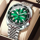 POEDAGAR Luxury Brand Men Clock Date Week Fashion Quartz Male Wristwatch Luminous Waterproof Stainless Steel Men's Watches Reloj
