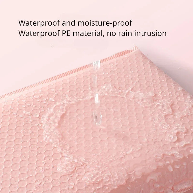 Bubble Mailer Quakeproof Pink Envelopes Padded Mailing Poly Mailer for Gift Packaging Self Seal Shipping Bag Padding Pink