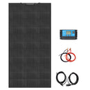 12V Flexible Solar Panel Kit Monocrystalline Solar Cell 50W 100W 120W 240W PV For Home RV & Boat solar power China Drop Shipping