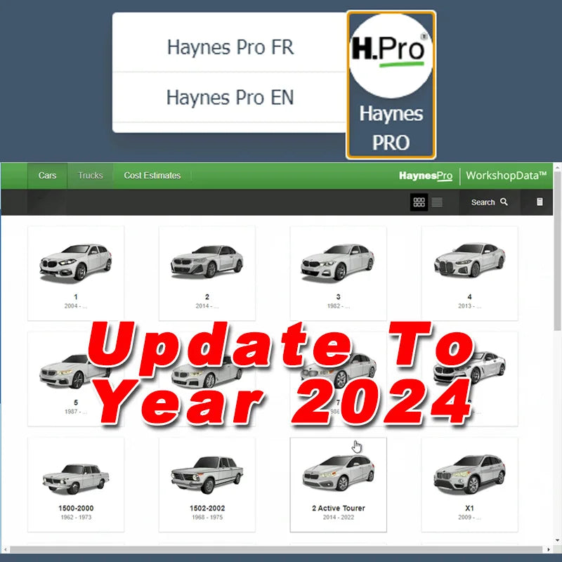 2024 Online Account Workshop Pack for alldata EU USA autodata Haynes PRO WIS Service Box Identifix Elsa Win Car Repair Software