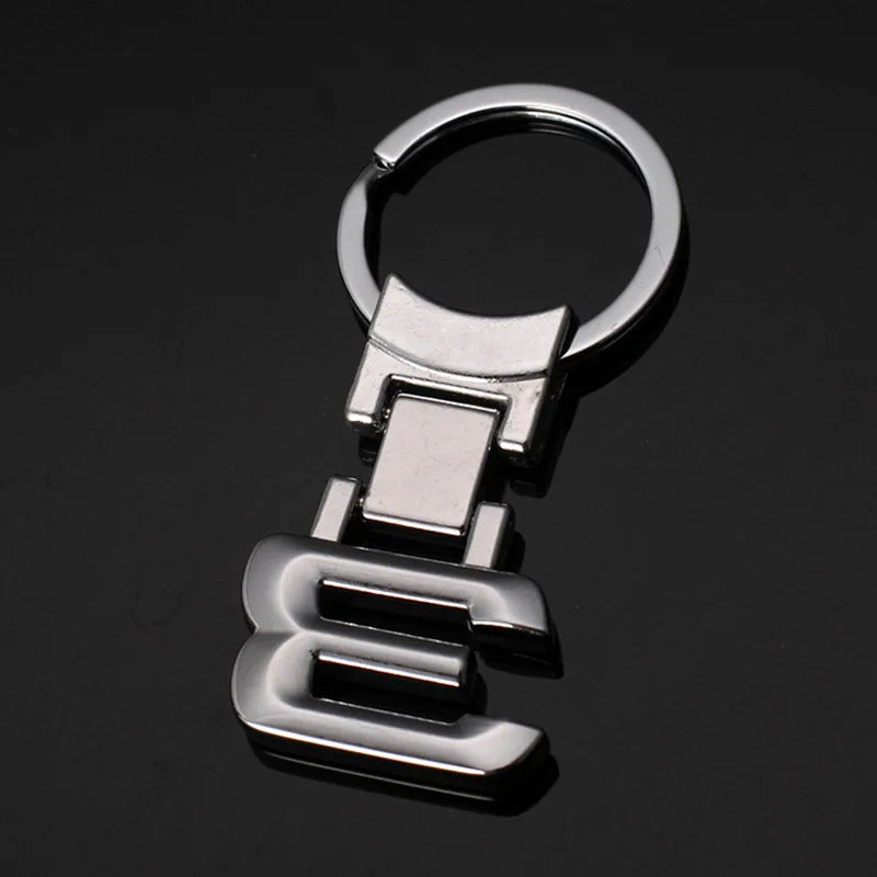 Car Keychain Holder Digital Key Ring Pendant Modified Digital Logo Metal For BMW X 1 3 5 6 7 8 Series Car Interior