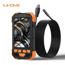 Industrial Endoscope Camera 4.3'' Screen HD1080P 1-15M Single Dual Triple Lens 5.0MP Autofocus Pipe USB Car Inspection Borescope