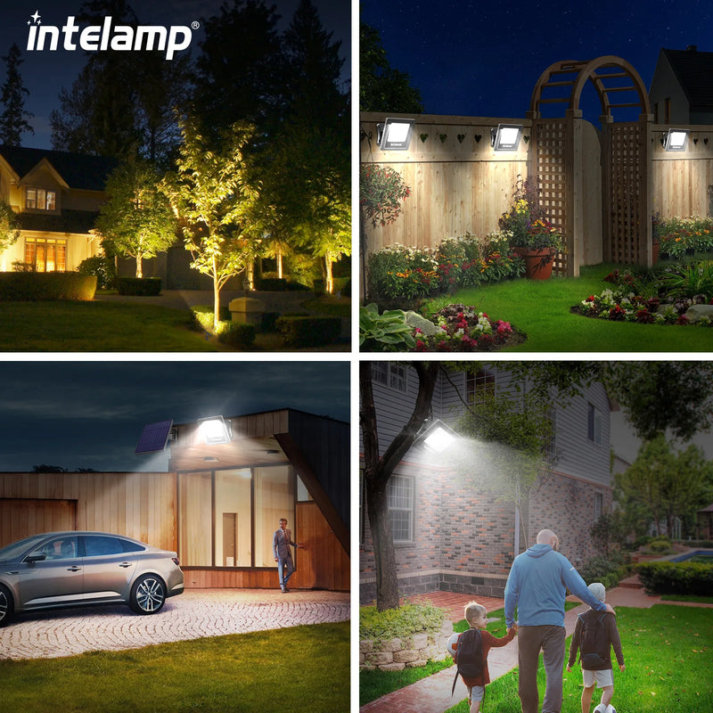 2 PCS Solar Lamp Outdoor Super Bright Wall Light IP65 Waterproof Street Light Solar Security Lights for Garden Yard Patio Porch