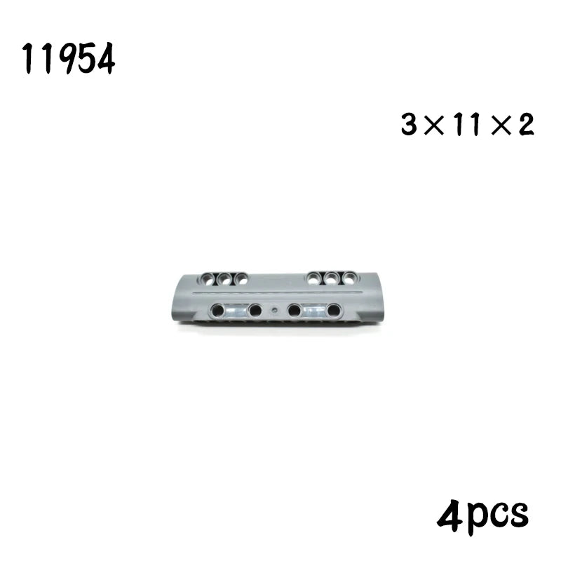 NEW Technical Panel Plate DIY Mechanical Building Blocks MOC Car Parts Brick Toy Gift  24119 62531 64782 11954 18944 18945 24116