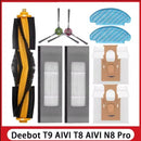 ECOVACS Deebot T8 AIVI T9 AIVI N8 Pro AIVI N9 N10 N10 Plus Accessories Main brush, side brush, filter, dust bag,Hepa Filter
