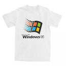 Windows 95 Vaporwave T Shirt Men Women's Crewneck 100% Cotton Windows95 Classic Computer System Tee Shirts Gift Idea Clothes